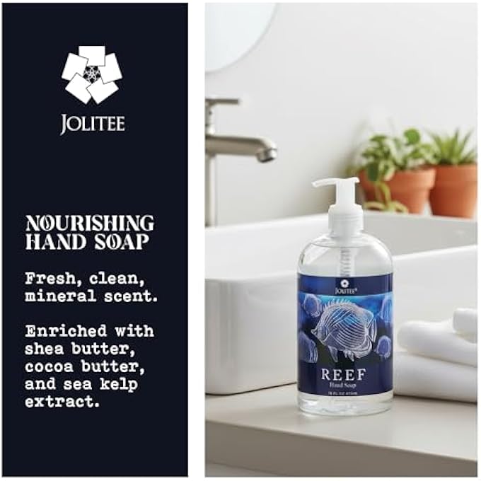 Jolitee (HAND SOAP) - REEF LUXURY SHEA AND COCOA BUTTER WITH SEA KELP EXTRACT (HAND SOAP) - Image 4